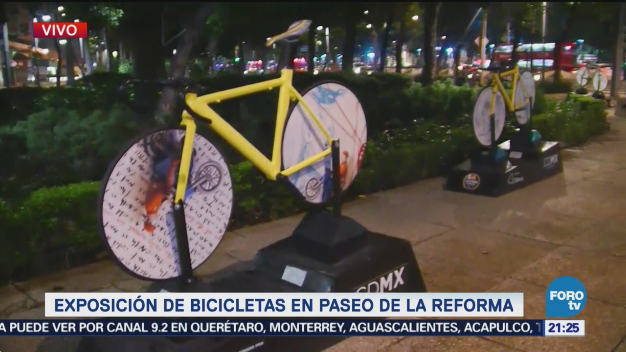 Exposición Bicis Bicicletas Paseo De Reforma CDMX Cultura