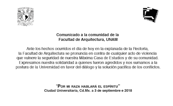 UNAM condena violencia contra alumnos del CCH y denunciará a responsables