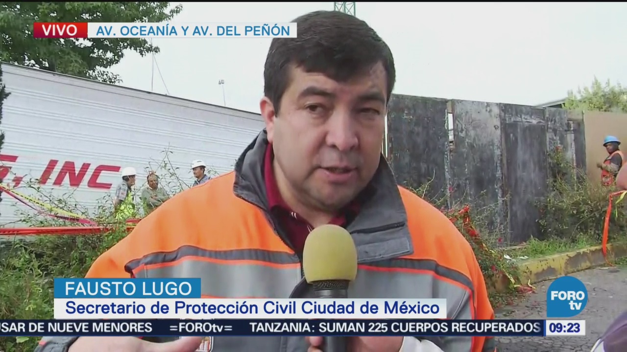 Fausto Lugo Explica Afectaciones Socavón Oceanía CDMX