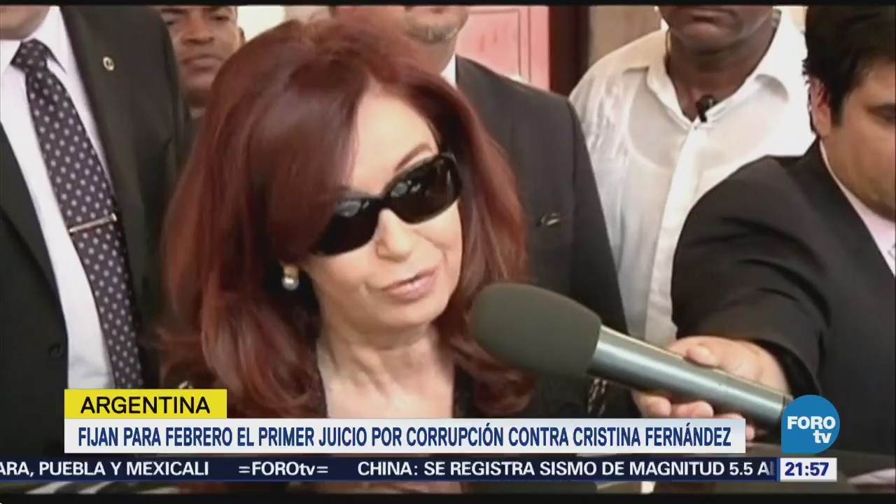 Fijan fecha de juicio de Cristina Fernández