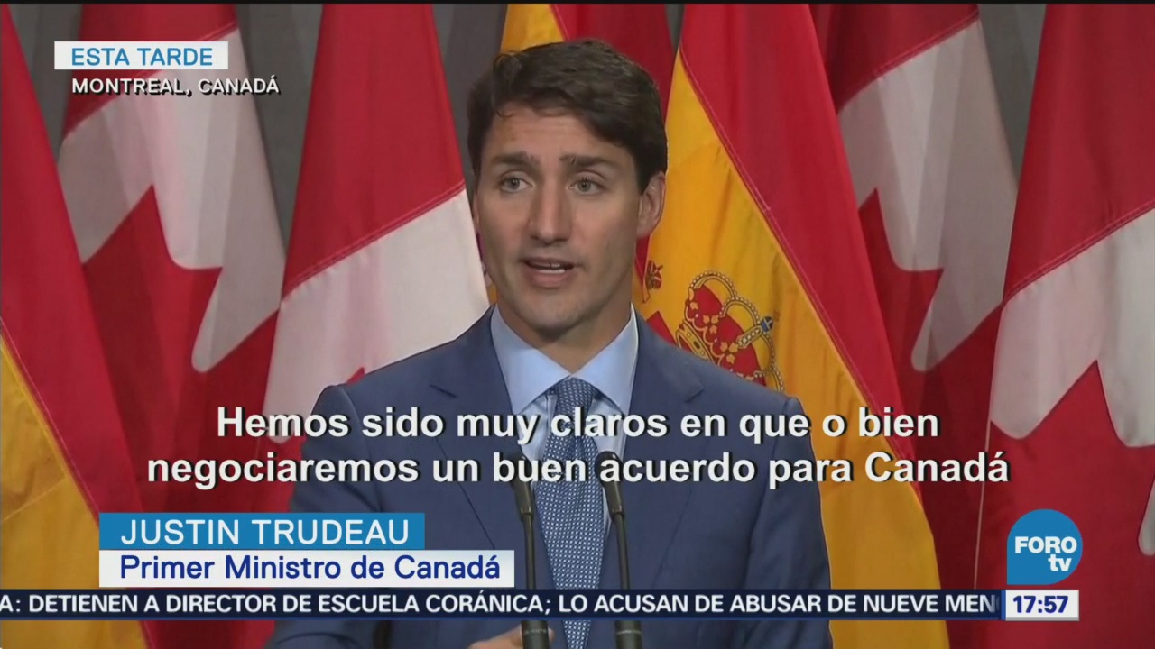 Firmaremos Acuerdo Sea Bueno Canadá Trudeau