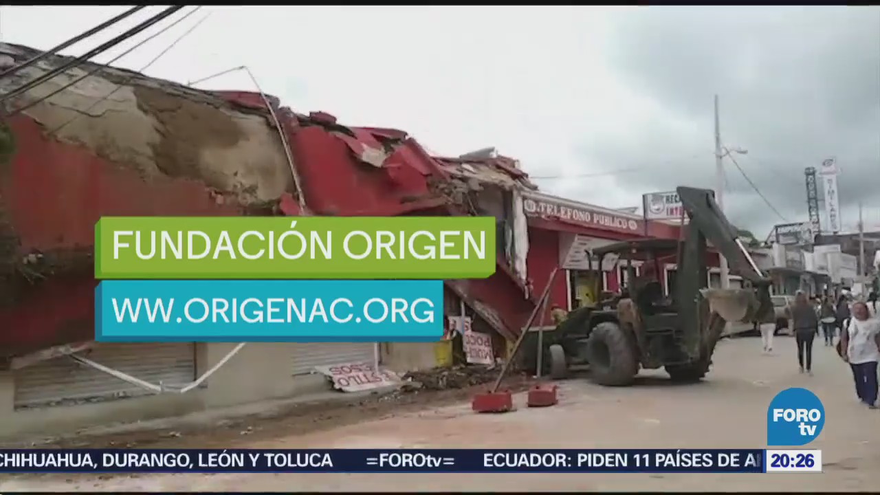 Fundación Origen contribuye a reconstrucción tras sismo