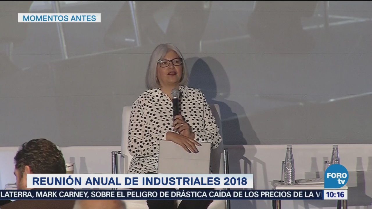 Graciela Márquez participa en la reunión anual de industrial