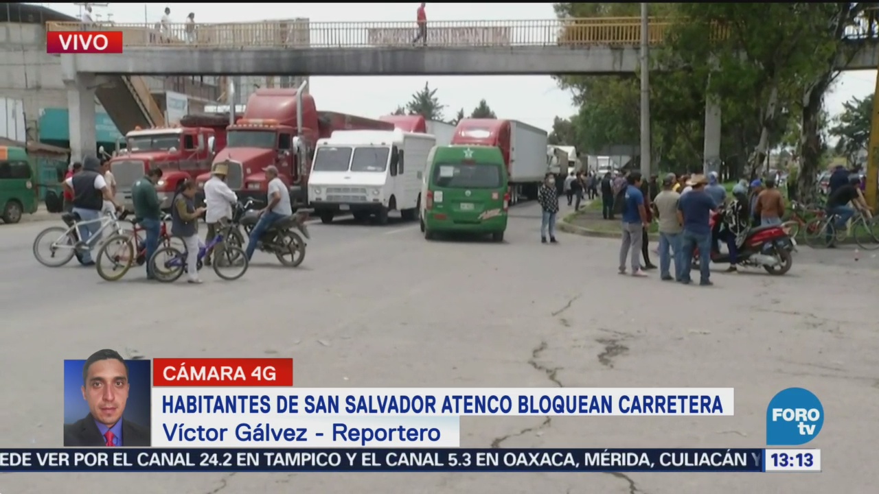 Habitantes San Salvador Atenco Protestan Contra Nuevo Aeropuerto CDMX