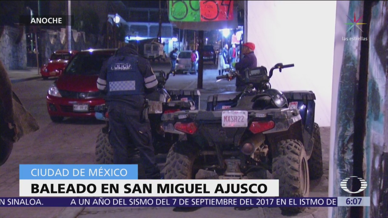 Hombre muere baleado en San Miguel Ajusco, CDMX