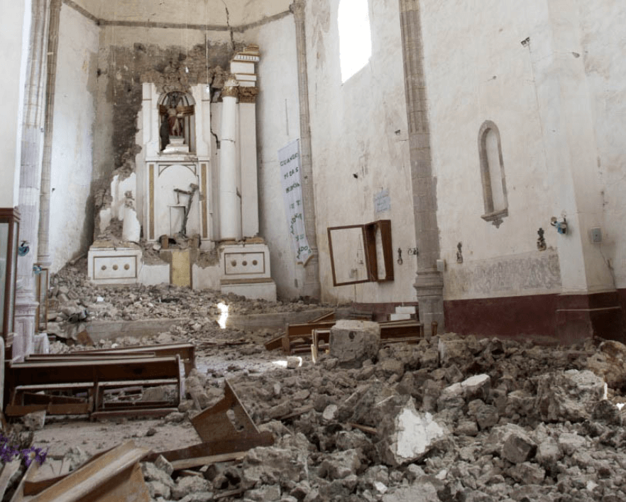 UNAM rescata murales en conventos afectados por sismo 19S