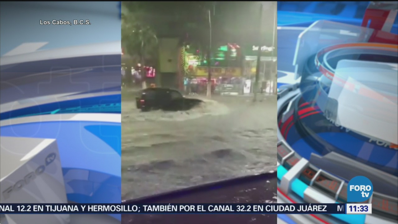 Imágenes de las inundaciones en Los Cabos