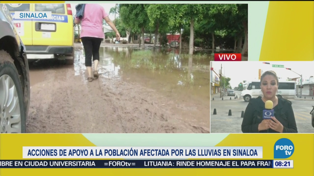 Implementan Comedores Damnificados Lluvias Sinaloa