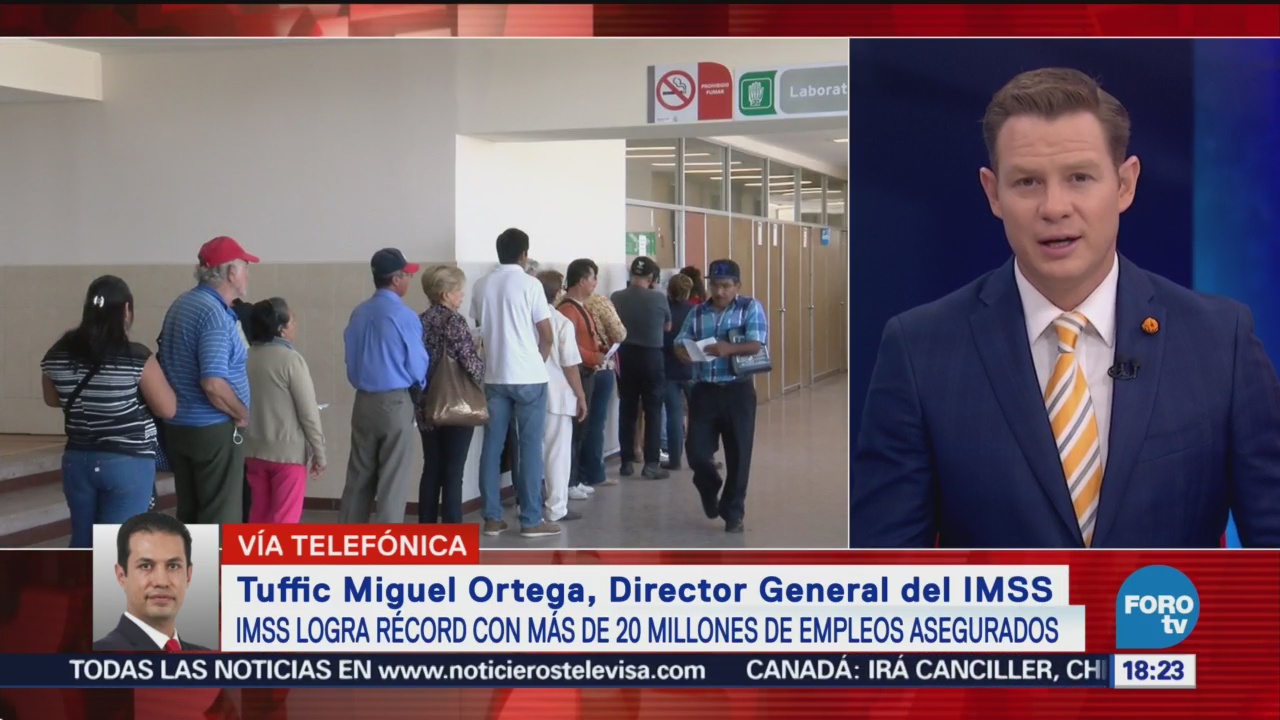 Imss Supera 20 Millones De Asegurados Tuffica Miguel Ortega, Director General Del Instituto