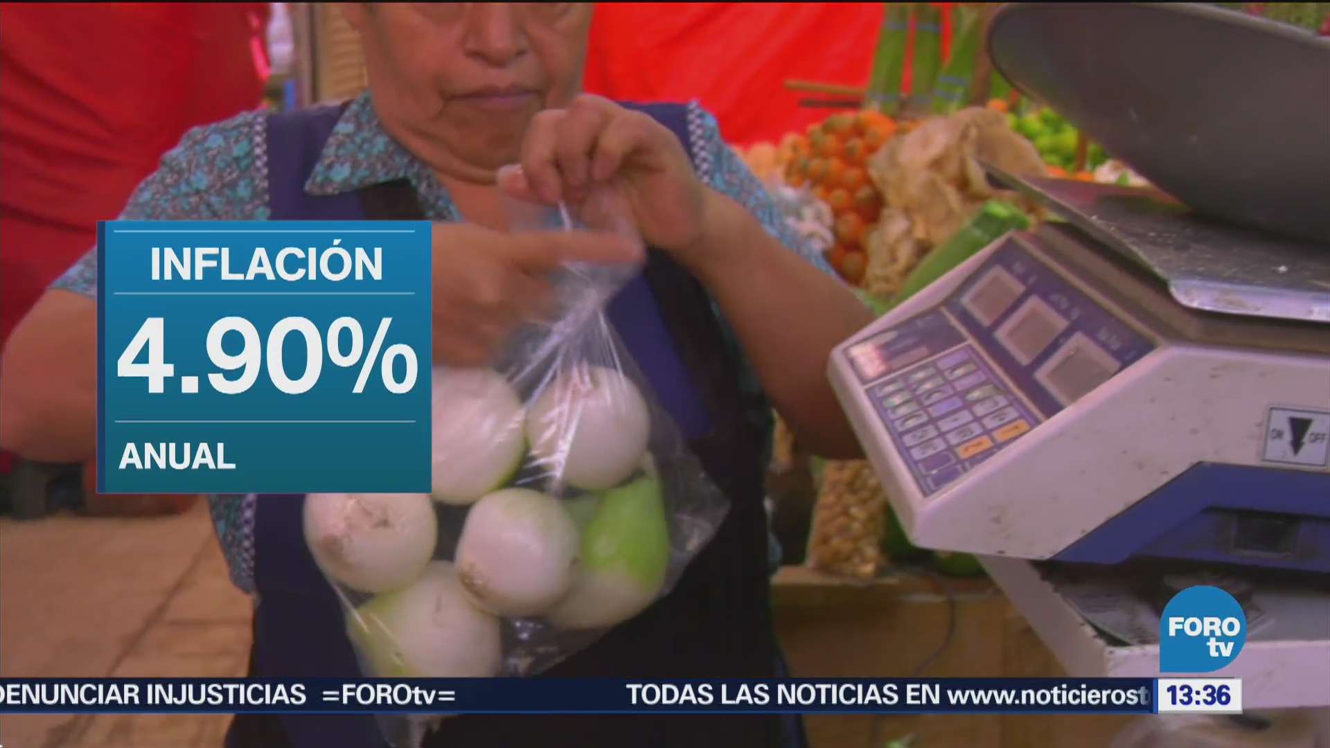 Inflación Anual En México Aumenta 4.90 Por Ciento INEGI