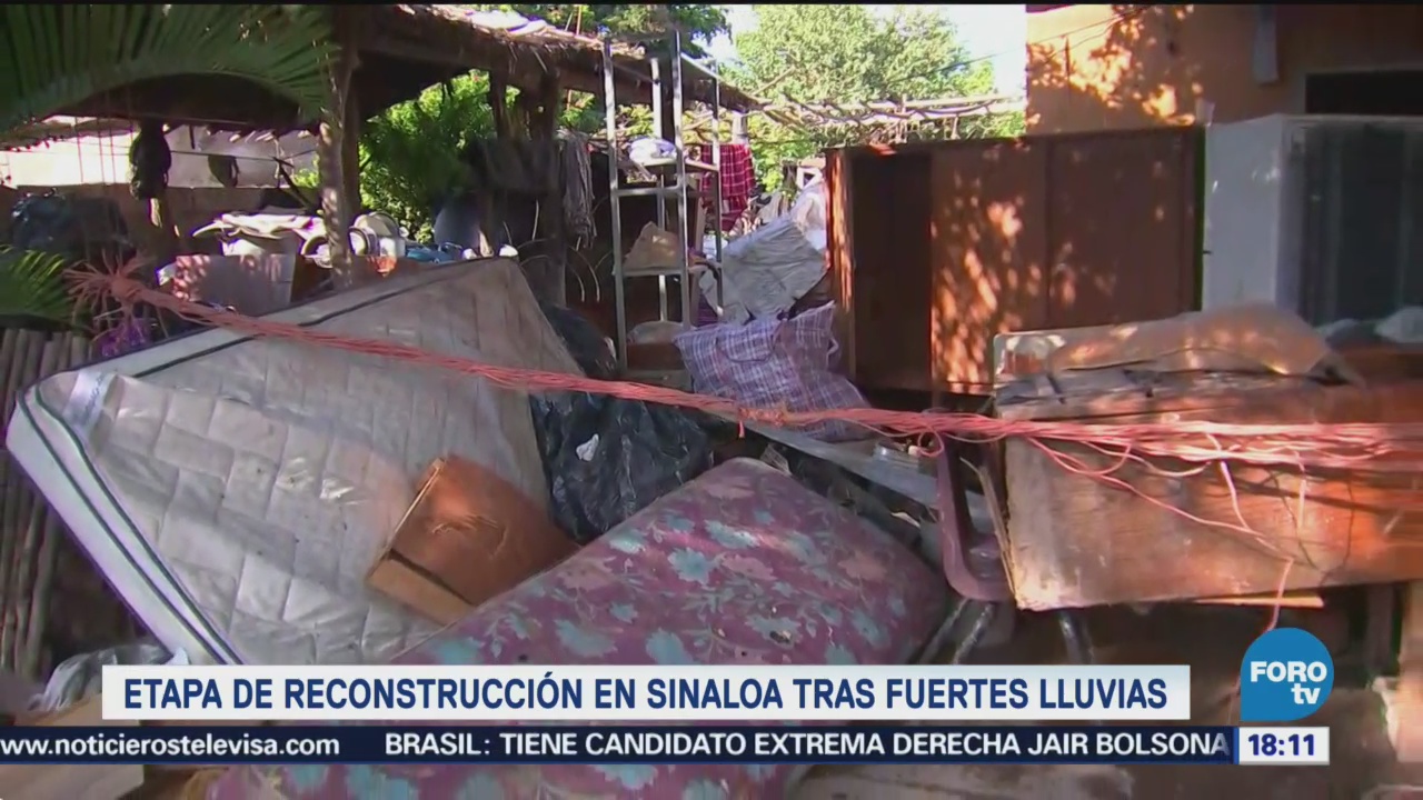 Inicia Etapa Reconstrucción Sinaloa Inundaciones Lluvias