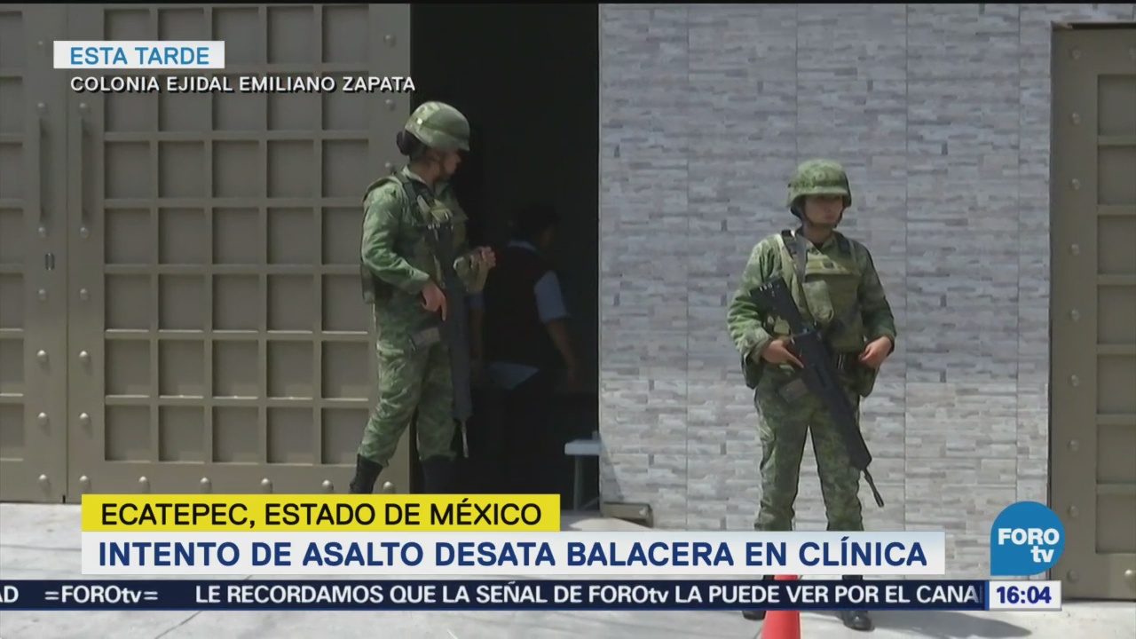 Intento Asalto Balacera Ecatepec Crimen Edomex