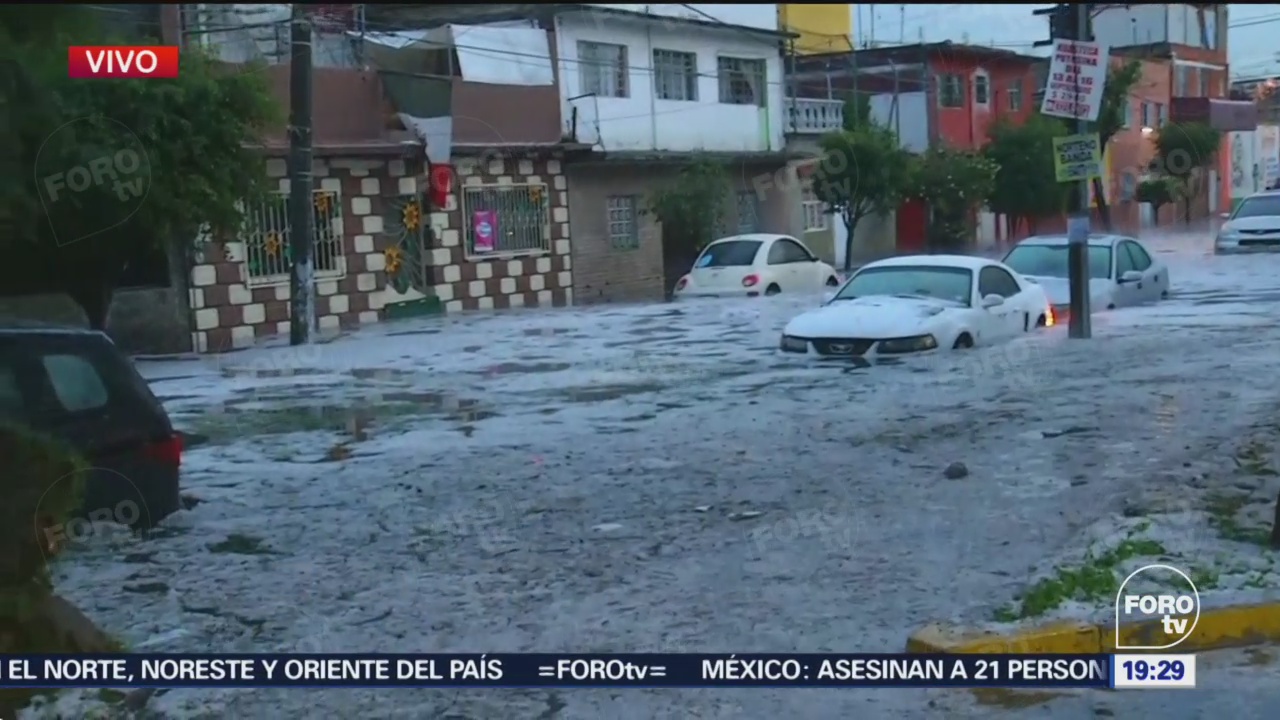 Inundación Inmediaciones Metro Oceanía CDMX Granizada