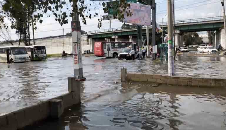 Inundación en San Mateo Atenco, Estado de México