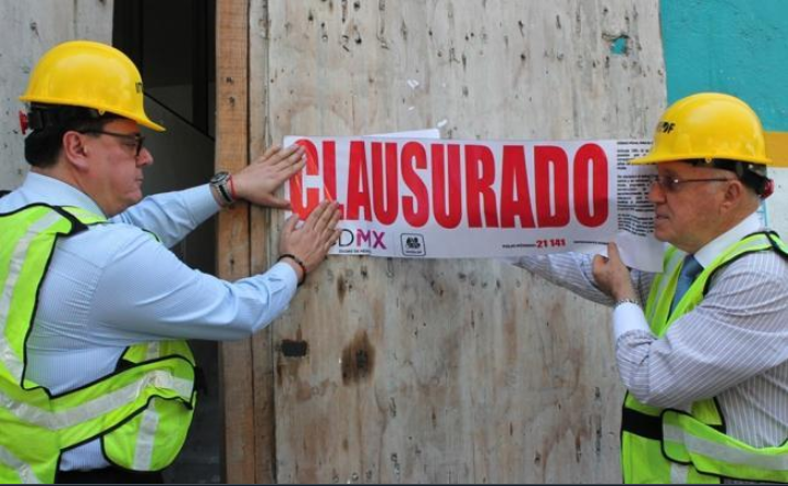 Clausuran construcciones en Benito Juárez por uso de suelo