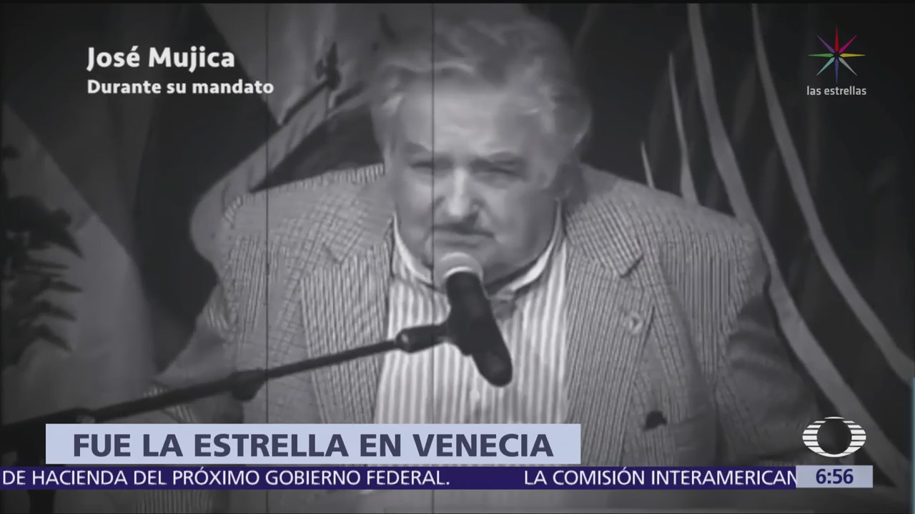 José Mújica, expresidente de Uruguay, estrella del Festival de Venecia