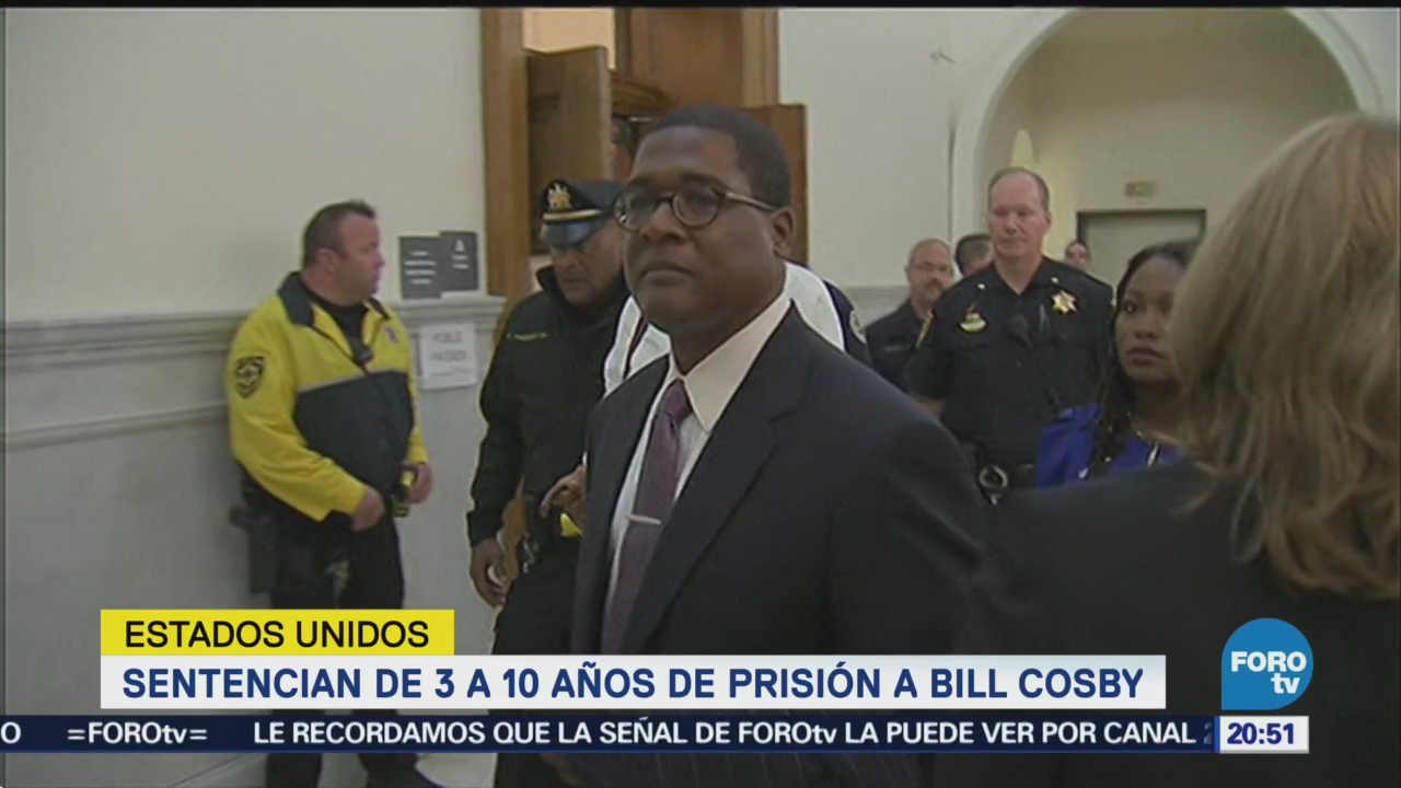 Sentencian Bill Cosby Años Prisión Violación