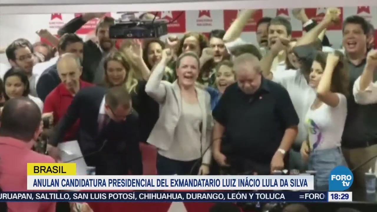 Rechazan Candidatura Lula Da Silva Tribunal Superior Electoral De Brasil