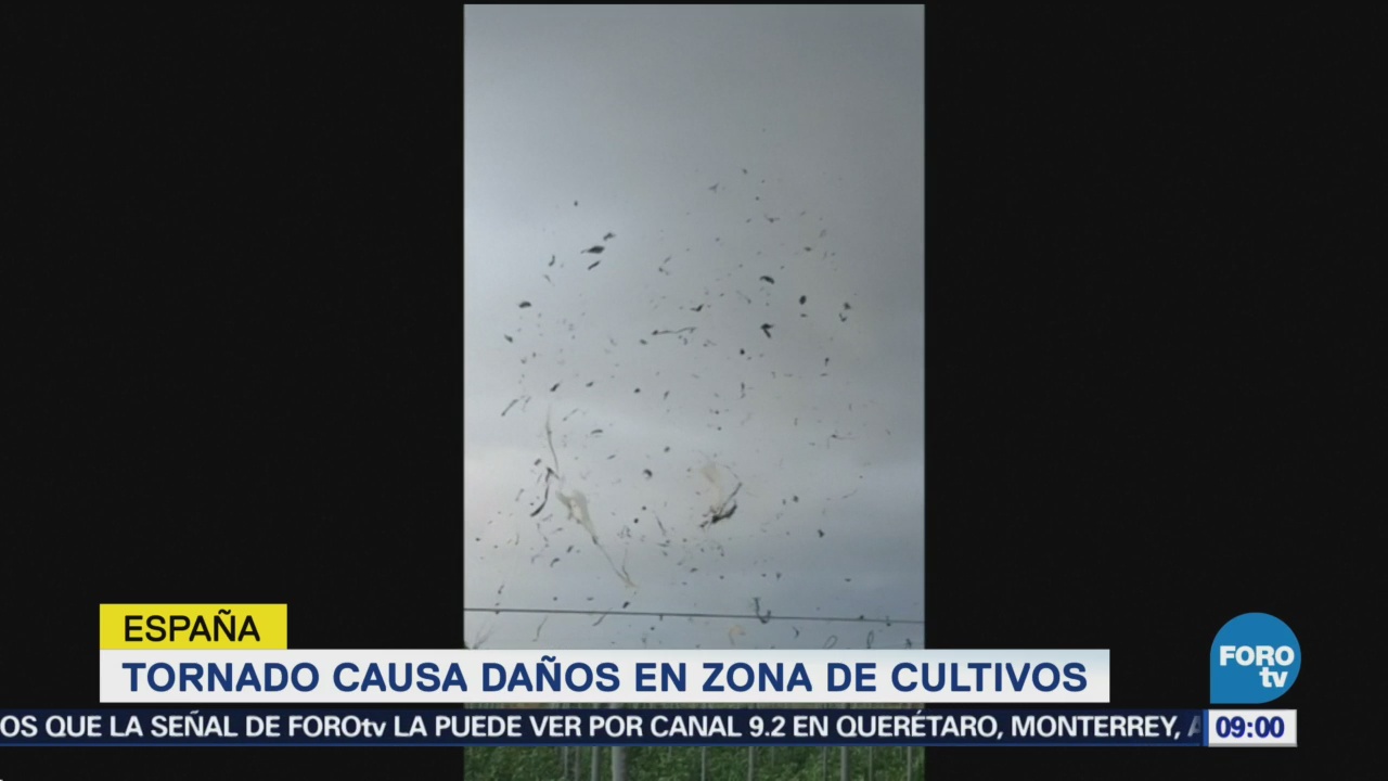 Tornado Causa Daños Zona Cultivos España