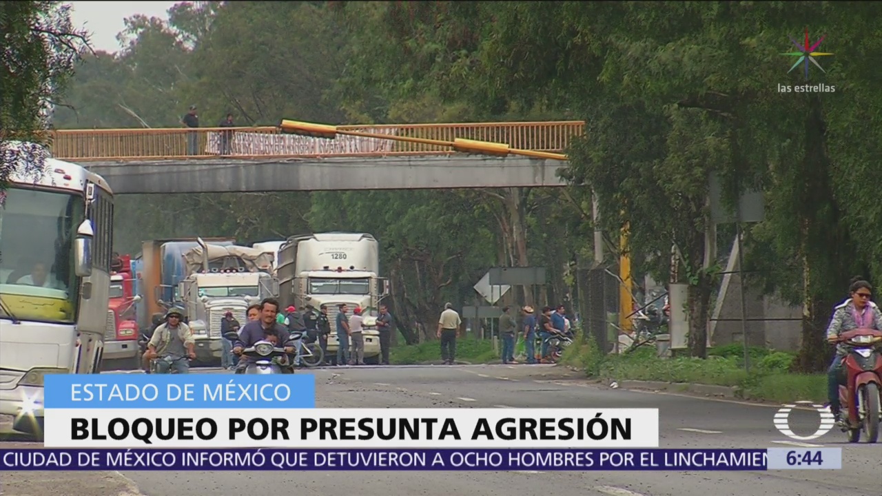 Levantan bloqueo en carretera Lechería-Texcoco, en San Salvador Atenco