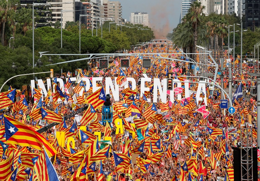 Cataluña: Miles de manifestantes exigen la independencia