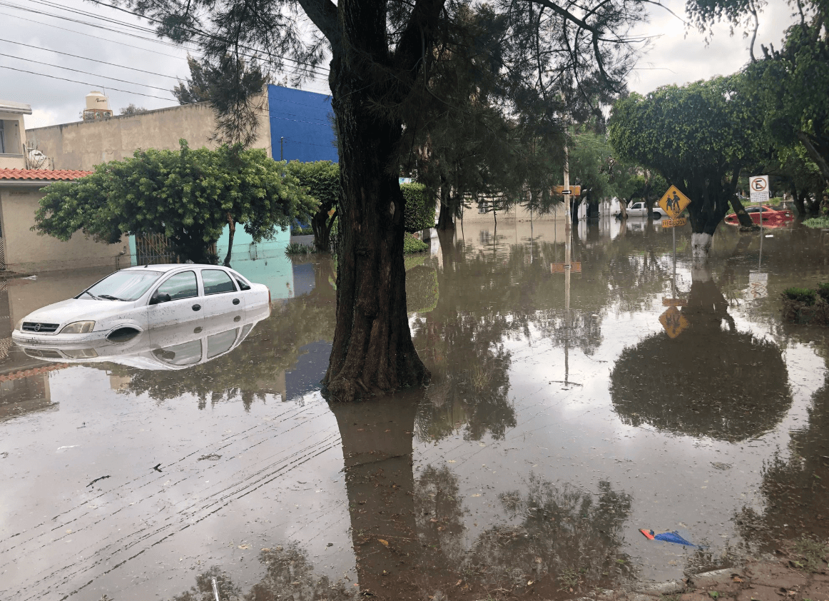 Lluvias fuertes afectan 15 municipios de Guanajuato
