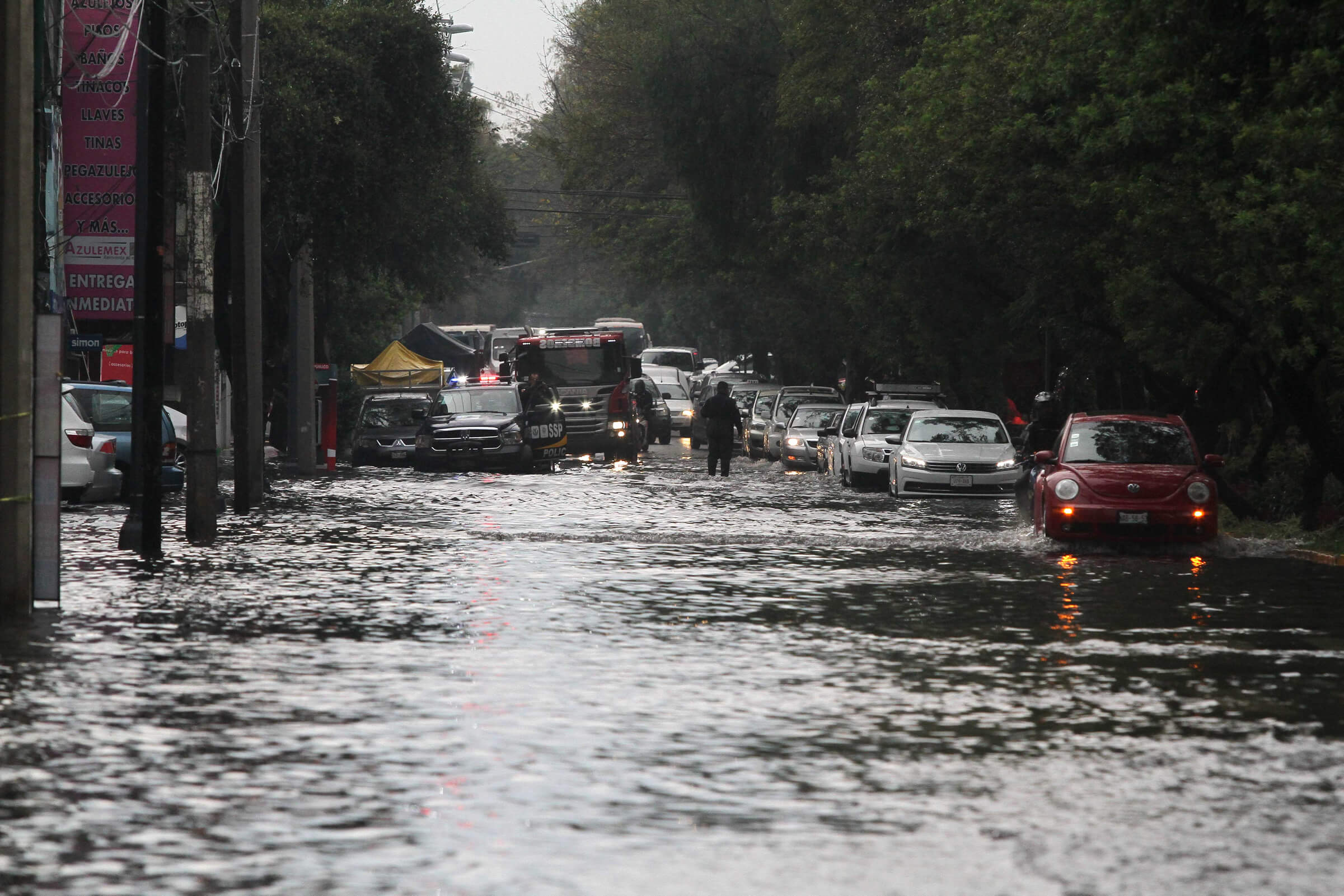 Lluvias en México; alerta por dos zonas de inestabilidad