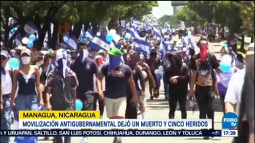 Manifestación Nicaragua Deja Muerto Cinco Heridos Managua