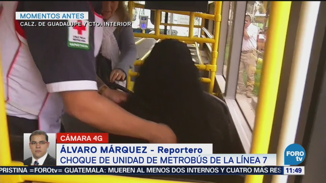 Metrobús Choca Contra Auto Calzada Guadalupe
