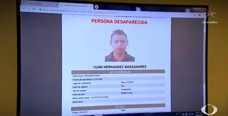 México construye identidad digital de 7 de cada 10 desaparecidos