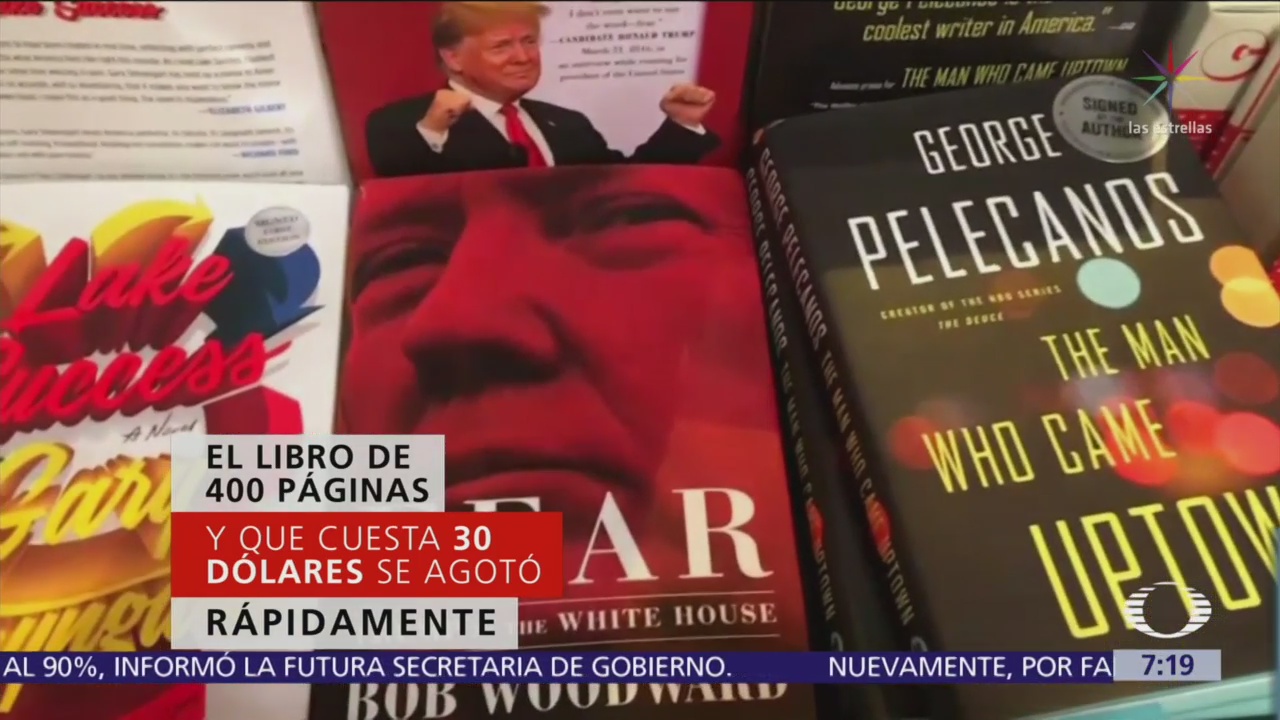 'Miedo', nuevo libro sobre Trump, es hit de ventas