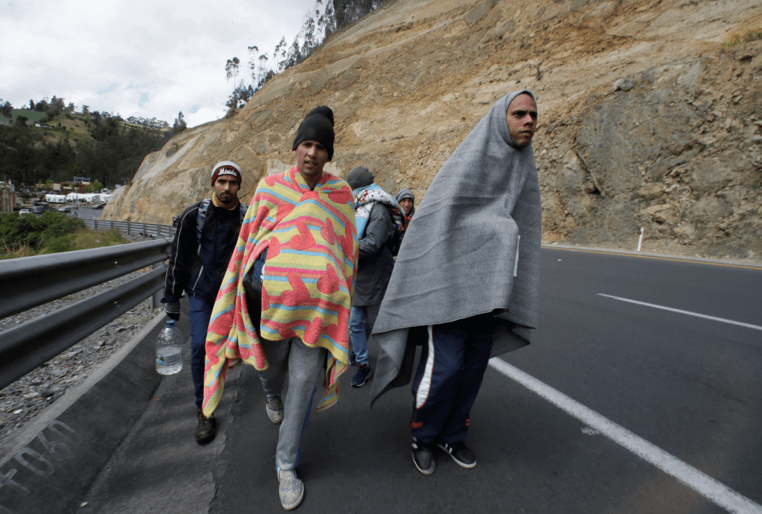 Páramo de Berlín, punto difícil para migrantes venezolanos