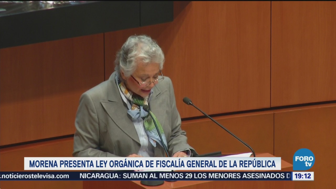 Morena Presenta Iniciativa Ley Fiscalía General República