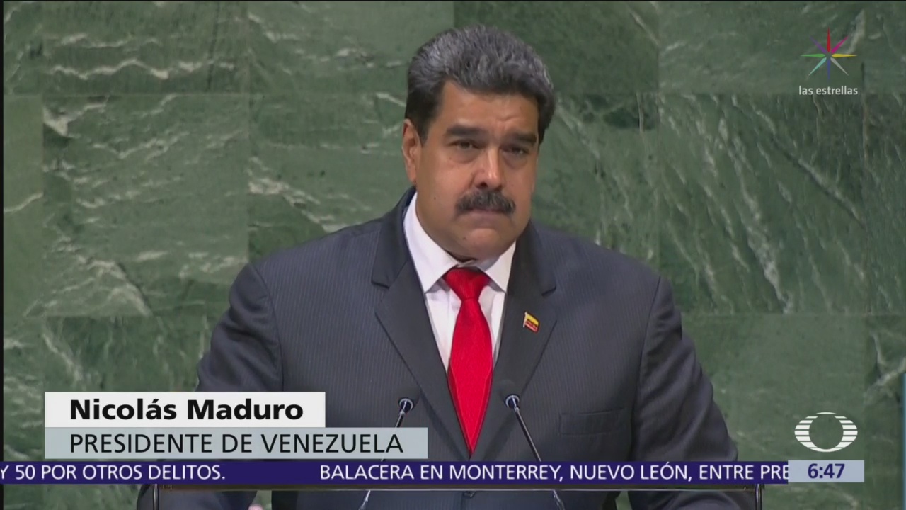 Nicolás Maduro culpa a Estados Unidos de ataque con drones