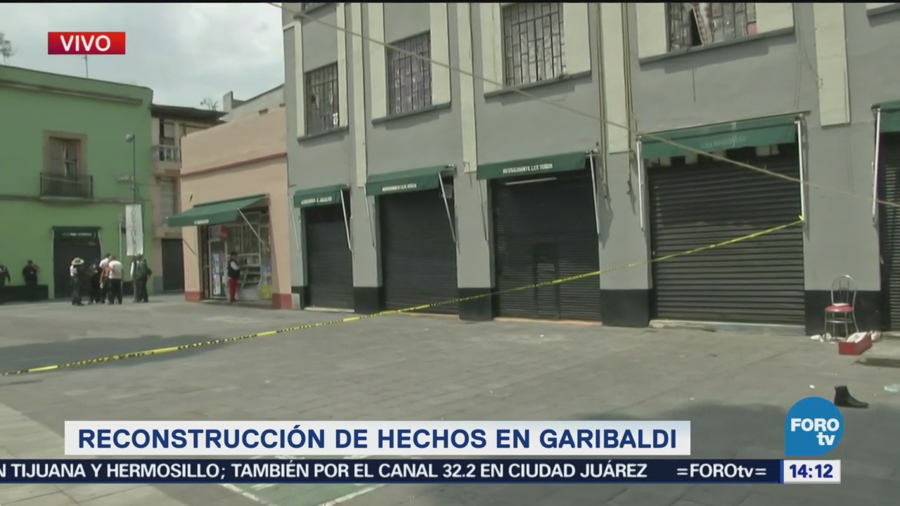Realizan Reconstrucción Hechos Plaza Garibaldi