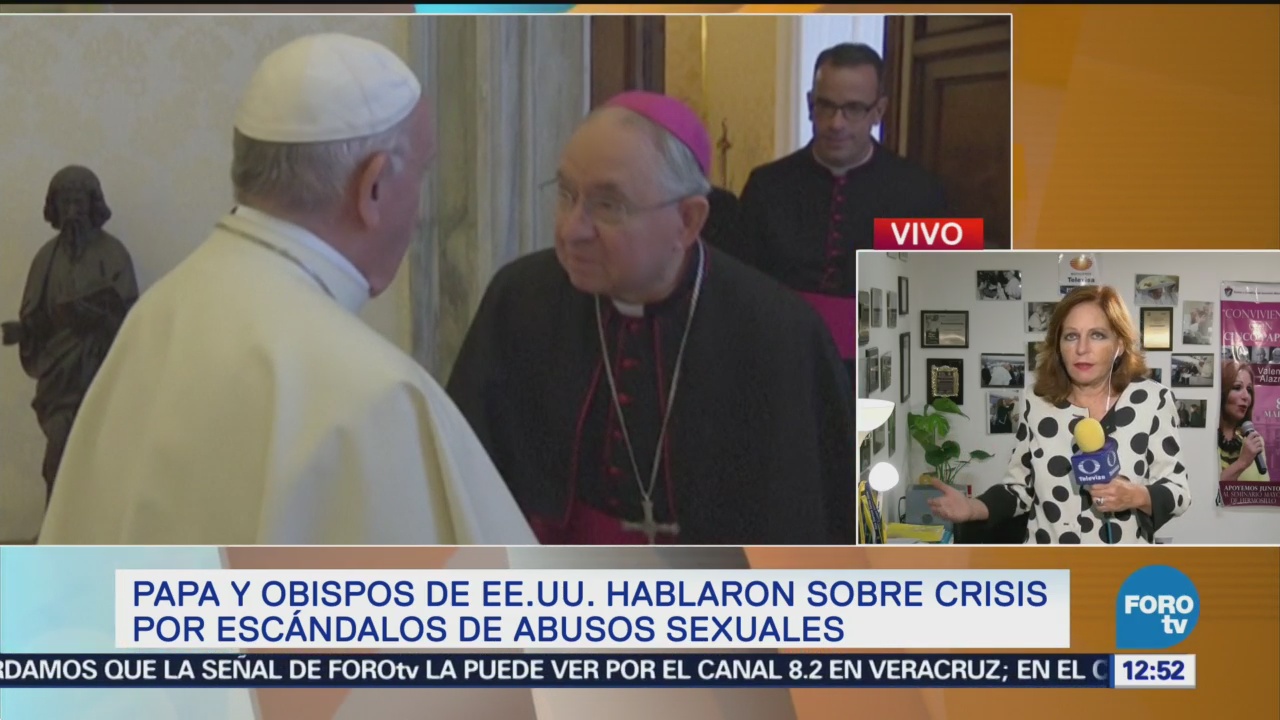 Obispos de EU se reúnen con el papa