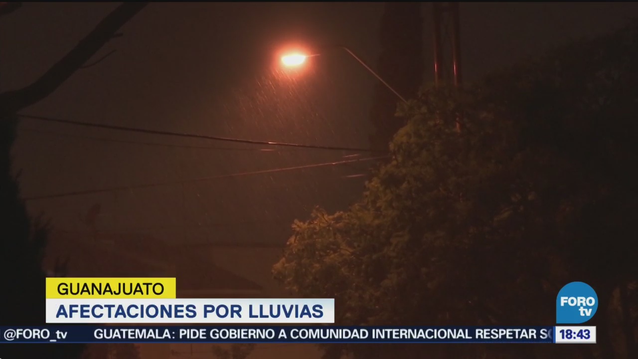 Ocho Municipios Afectados Lluvias Guanajuato Emergencia Climatológica