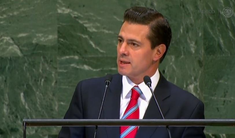 Peña Nieto da su último discurso como presidente en Asamblea General de ONU