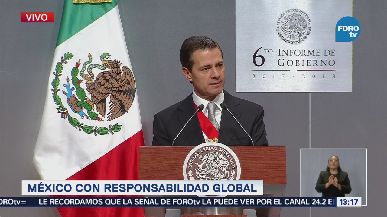 Peña Nieto: Hemos defendido los intereses de México con firmeza