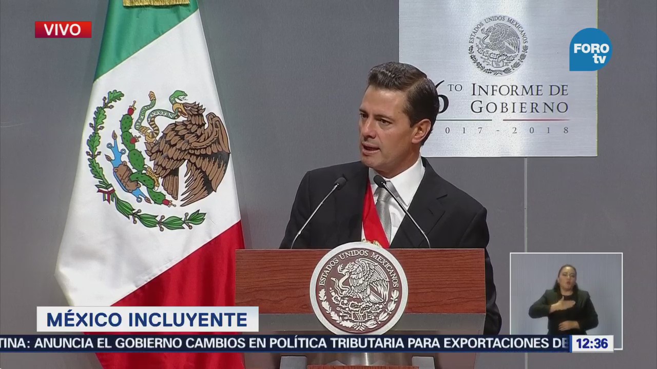 Peña Nieto: Más de dos millones de mexicanos salieron de la pobreza extrema
