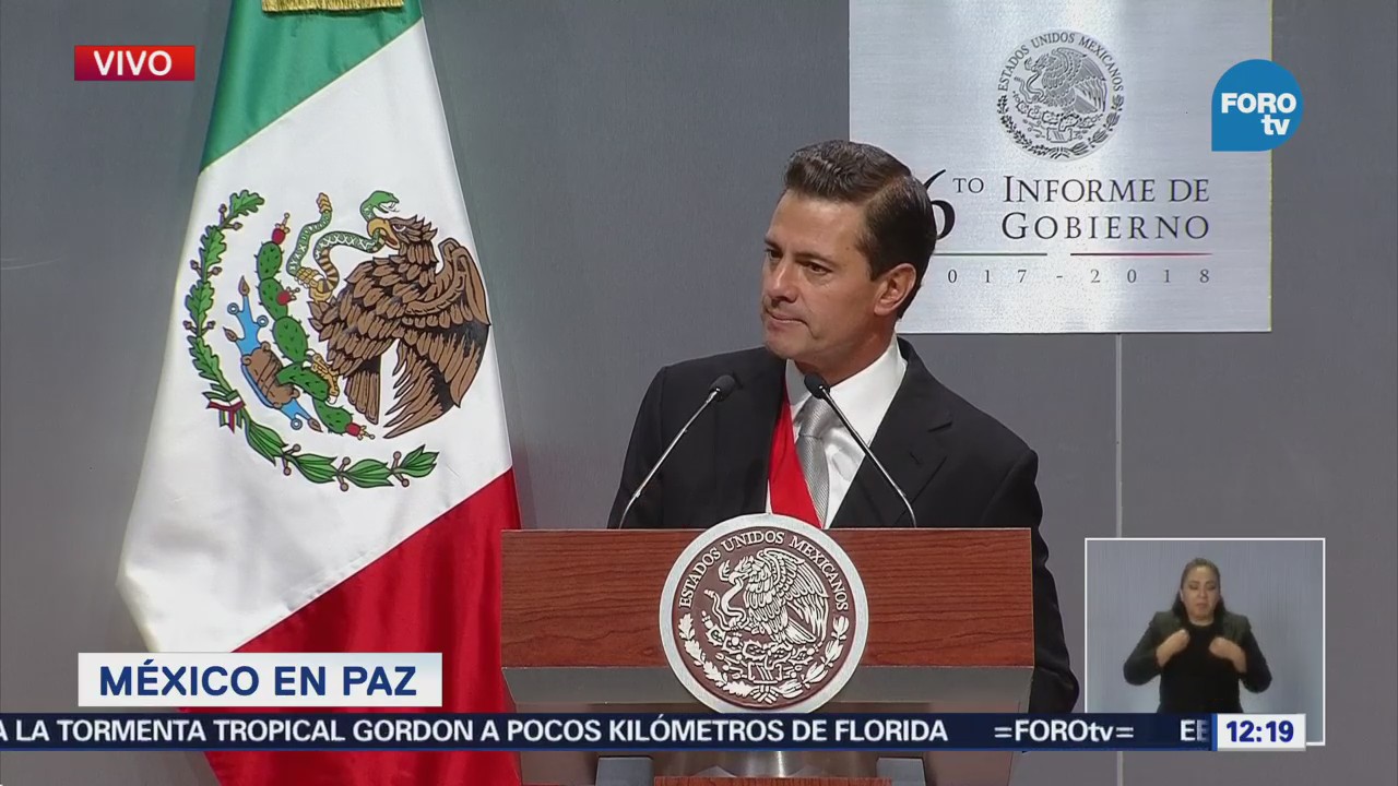 Peña Nieto reconoce avances en el combate a la inseguridad y la procuración de justicia