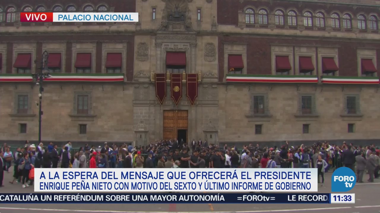 Peña Nieto se alista para su sexto informe de Gobierno