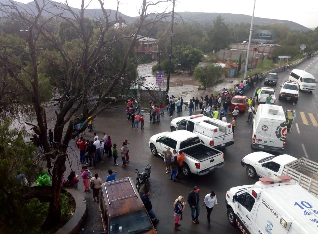 Lluvias dejan casas inundadas en La Cañada y La Monja, Querétaro