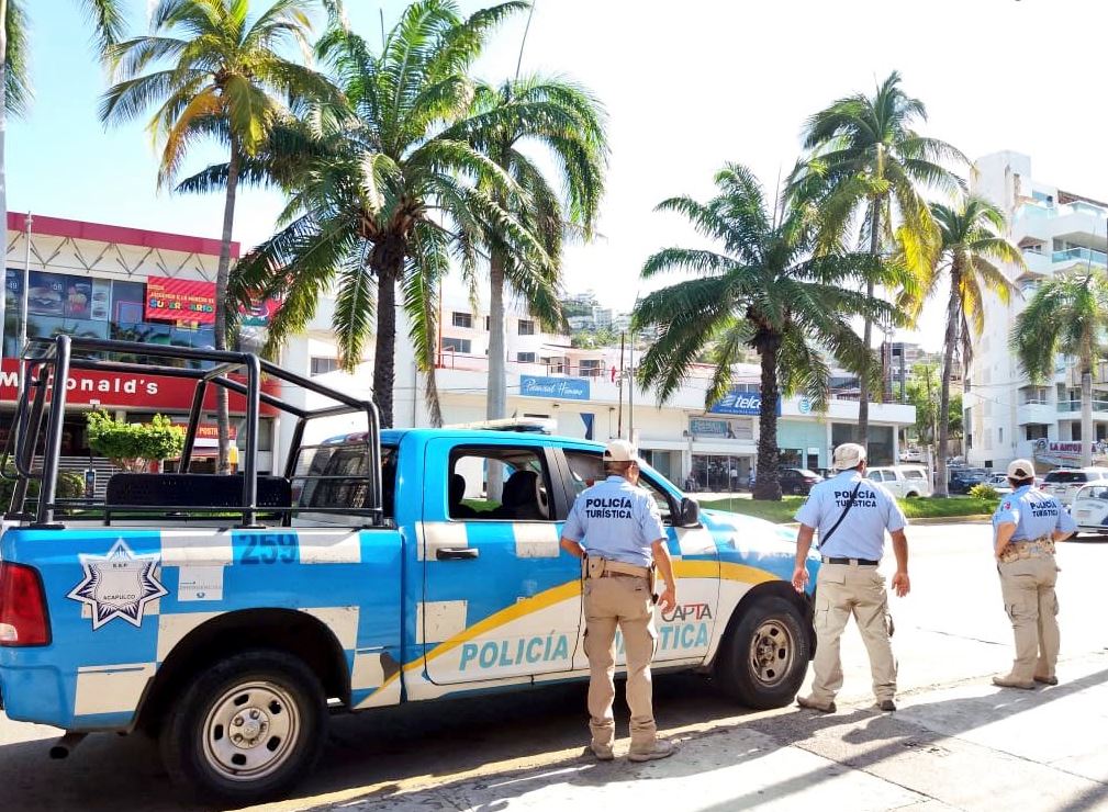 Policía Turística de Acapulco, la única que retoma funciones