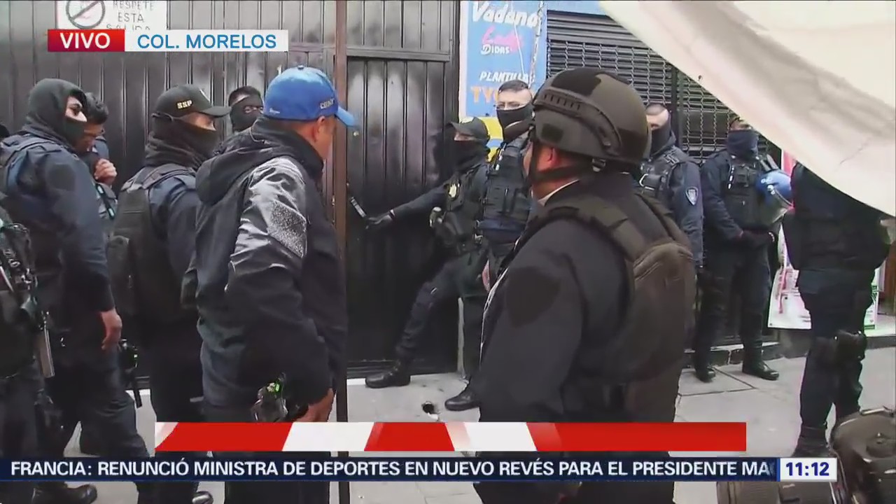 Policía de la CDMX realiza operativo en Tepito