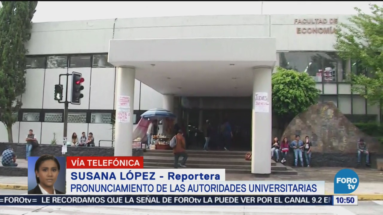Pronunciamiento de las autoridades de la UNAM