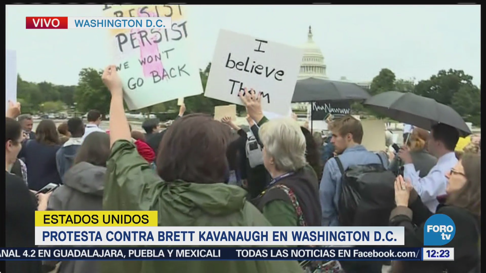 Protesta contra Brett Kavanaugh Washintong, Estados Unidos