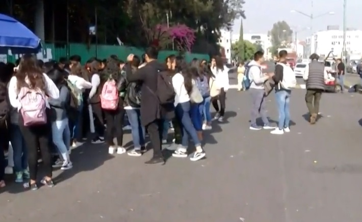Estudiantes del Colegio de Bachilleres 4 exigen mayor seguridad en la zona