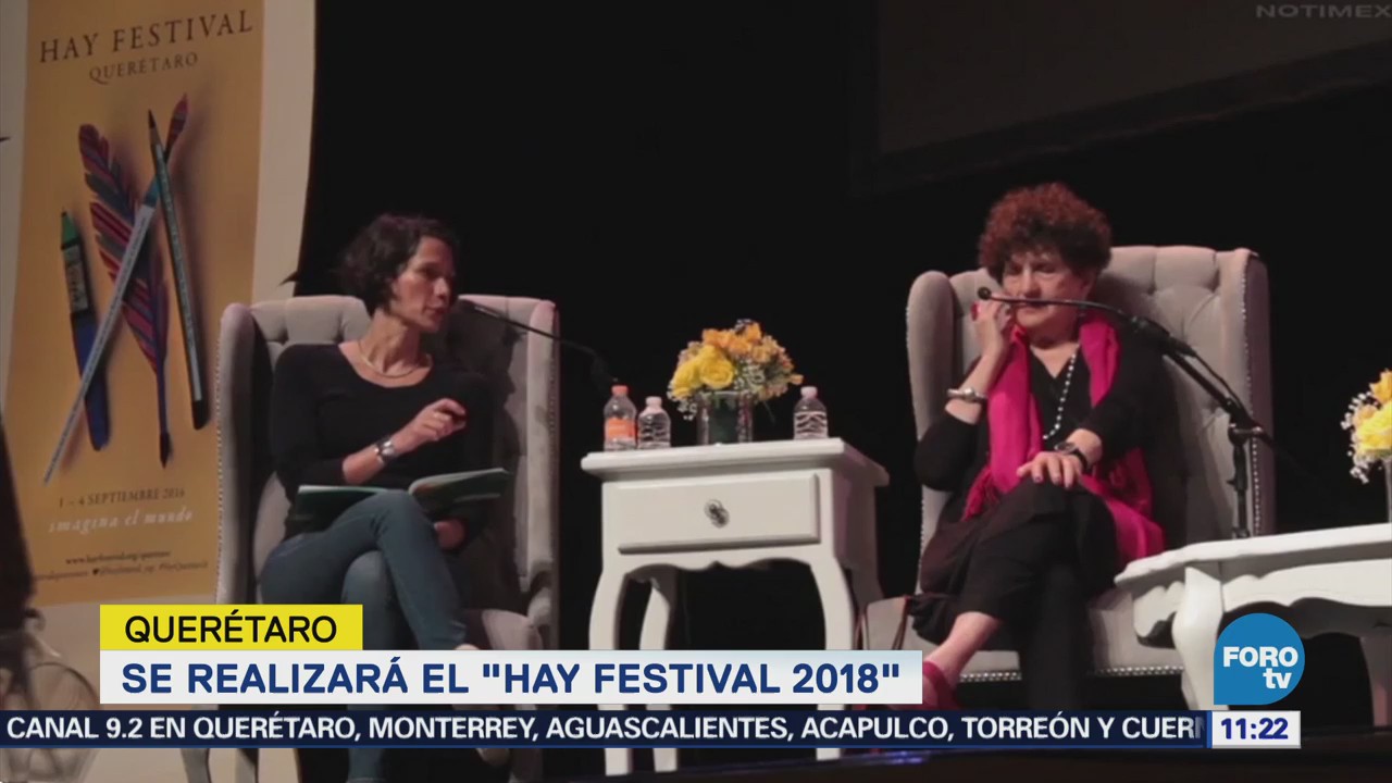 Querétaro realizará el "Hay Festival 2018"