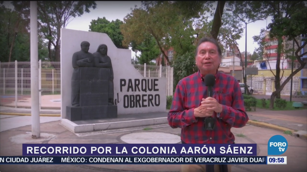 Recorriendo la colonia Aaron Saenz en la Ciudad de México